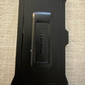 OtterBox Black Phone Case with Belt Clip 14 Pro